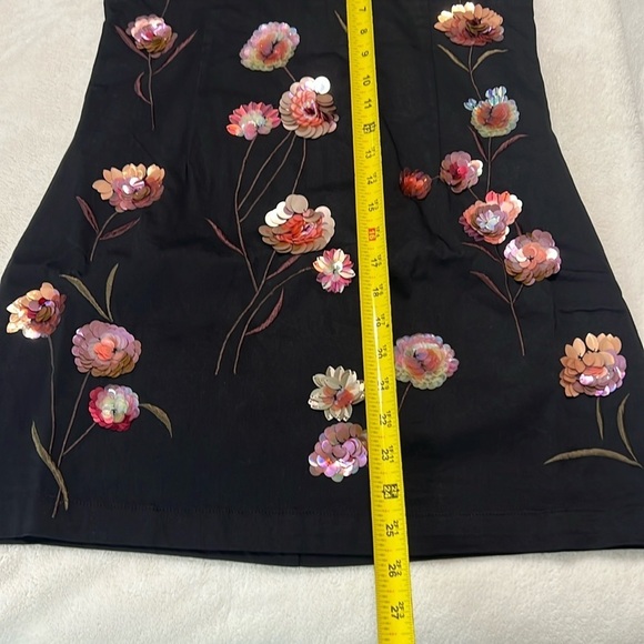 Maeve by Anthropologie 3D Floral Spaghetti Mini Dress NWT — Sz 8 - Picture 13 of 13